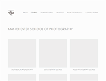 Tablet Screenshot of manchesterschoolofphotography.com